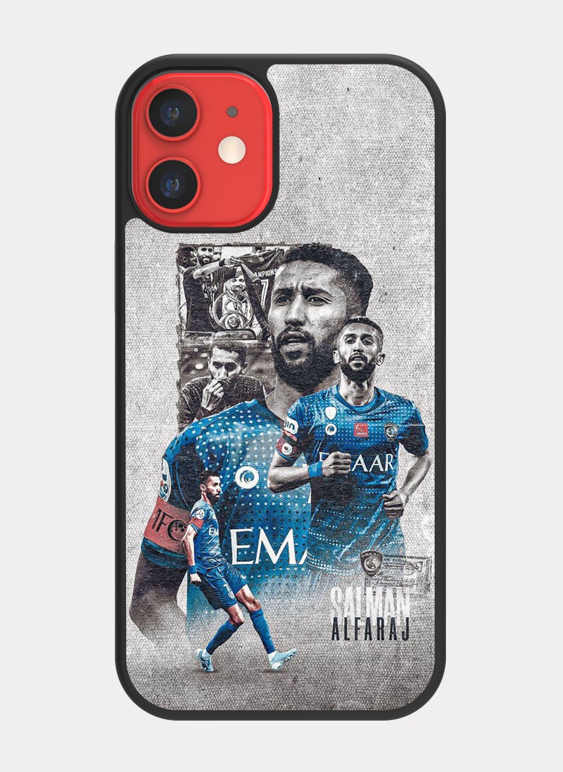 بكسلات كفر ايفون 12 ميني نادي الهلال رمادي - Image 1