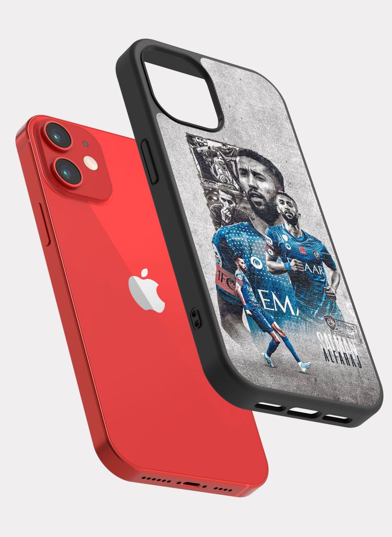 بكسلات كفر ايفون 12 ميني نادي الهلال رمادي - Image 2