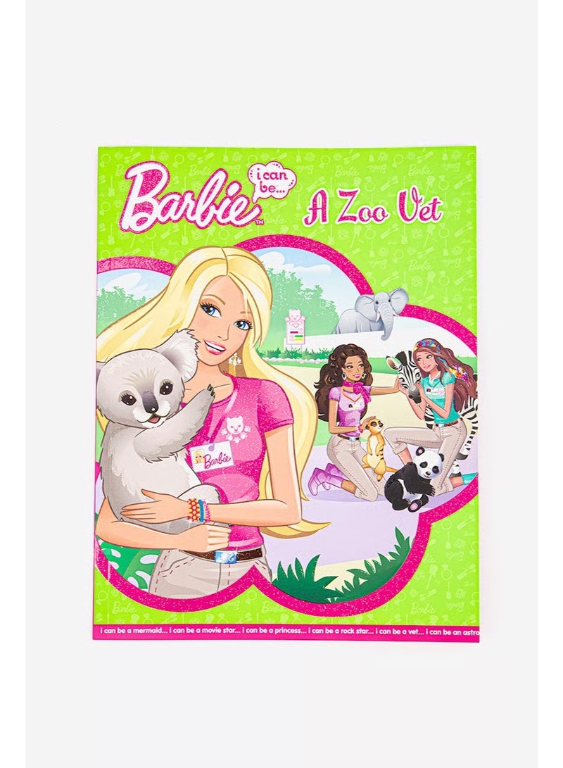 Barbie A Zoo Vet Book, Light Green Combo - Image 1