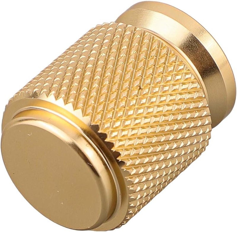 مقبض خزانة مُسنن أسود غير لامع من الألومنيوم لمقبض درج خزانة المطبخ 835 بلمسة نهائية ذهبية - Image 5