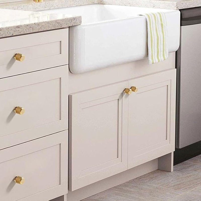 مقبض خزانة مُسنن أسود غير لامع من الألومنيوم لمقبض درج خزانة المطبخ 835 بلمسة نهائية ذهبية - Image 2