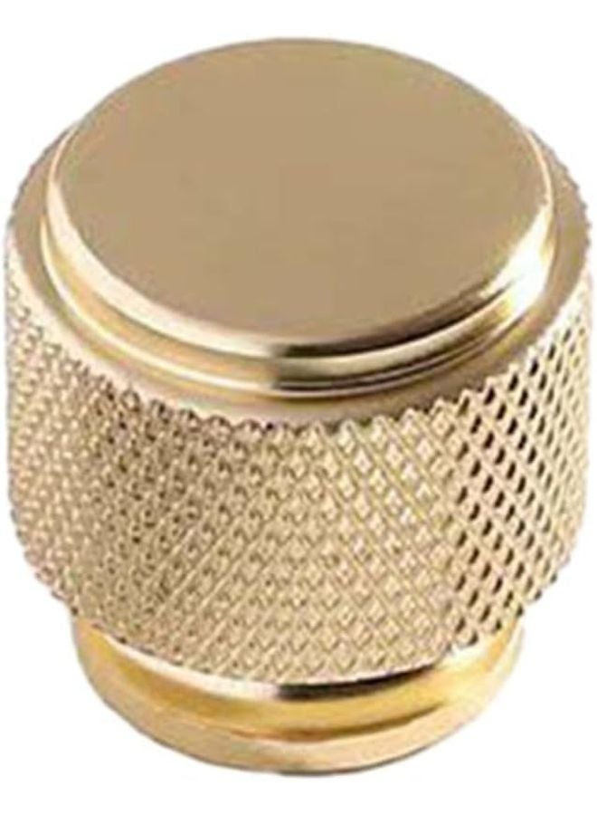 مقبض خزانة مُسنن أسود غير لامع من الألومنيوم لمقبض درج خزانة المطبخ 835 بلمسة نهائية ذهبية - Image 4