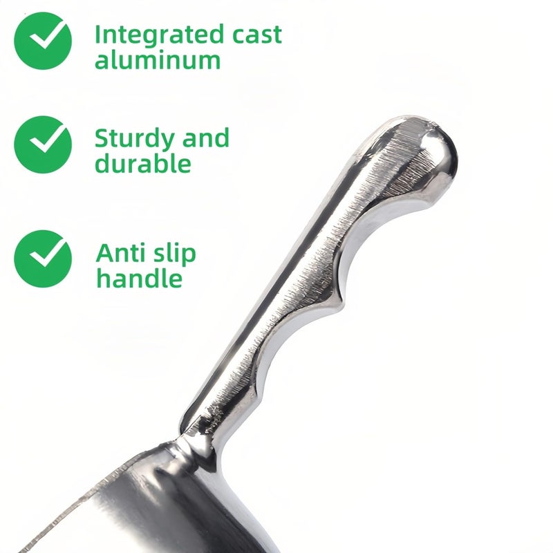 RyanDesign Heavy-Duty Cast Aluminum Kitchen Scoop - Rust-Proof, Ergonomic S-Handle Ice Cube Endurance Scoopfor Ice, Candy, Popcorn, Coffee Beans, Flour & Pet Food - Commercial-Grade Durable Design (XLï¼ˆ38ozï¼‰) - Image 5