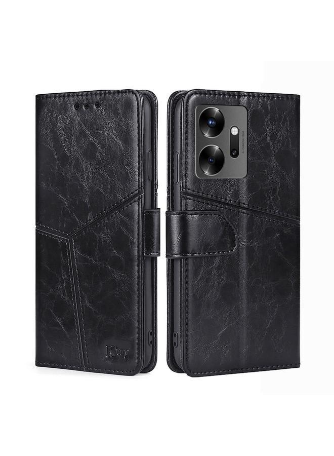 S-TOP Case For Infinix Zero 20 Geometric Stitching Flip Leather Phone Case - Image 1