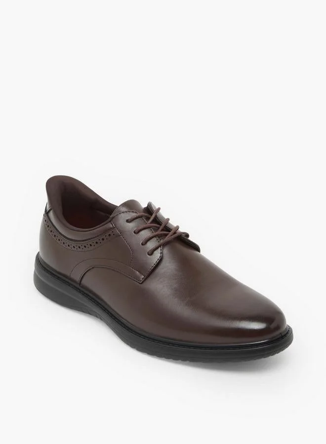 Le Confort Men Lace-Up Leather Derby Shoes