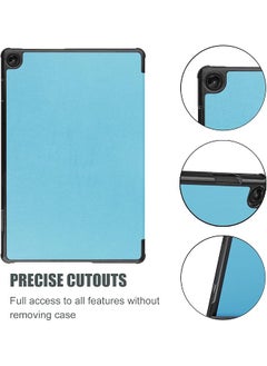 Procases For Lenovo Tab M10 Case 10.1 Inch 2022 3Rd Gen Slim Light Cover Trifold Stand Hard Shell Folio Smart Protective Case For Lenovo Tab M10 10.1 Inch Tb328Fu Tb328Xu With Auto Sleep Wake–Skyblue  - Image 4