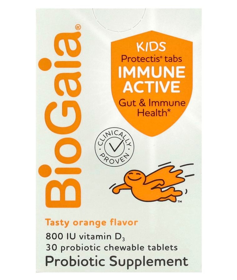 BioGaia Protectis Kids Immune Active Tasty Orange 30 Probiotic Chewable Tablets