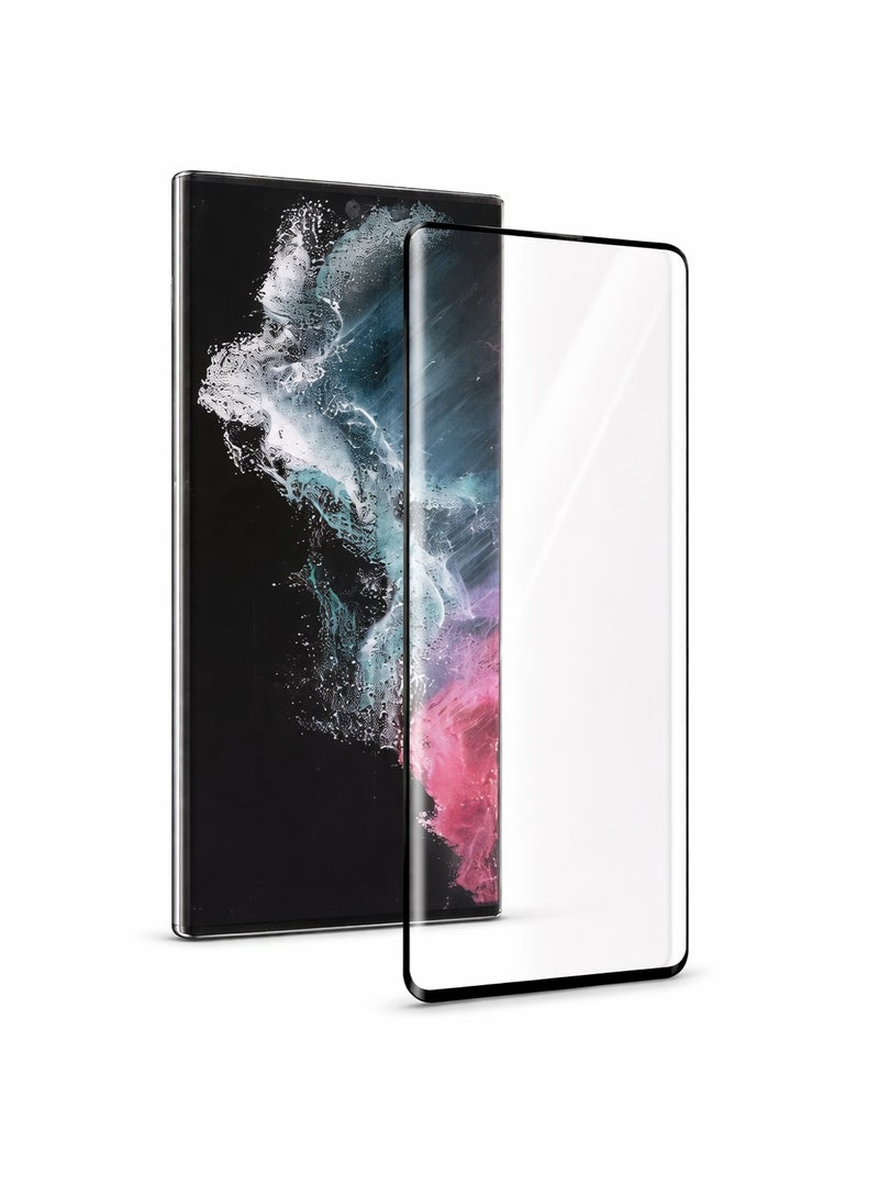 اي اس دي واقي شاشة زجاجي مقوى لاصق بالكامل لهاتف سامسونج جالاكسي نوت 10 بلس - شفاف عالي الدقة من الحافة إلى الحافة مع دعم بصمة الإصبع - Image 1