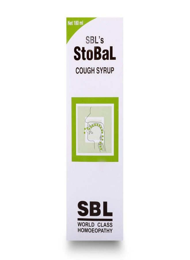 SBL's STOBAL Cough Syrup - 180 ML |Pack Of 1 - Image 1