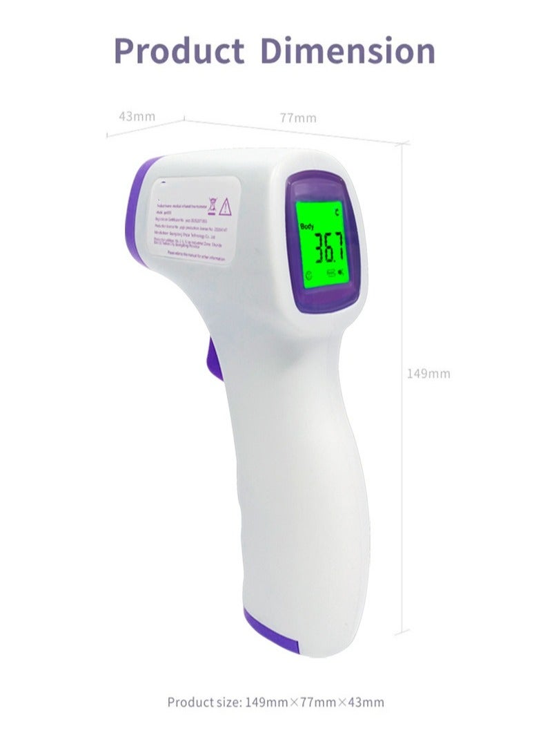 Generic Digital Thermometer for Adults and Kids, No Touch Forehead Thermometer for Baby, 2 in 1 Body Surface Mode Infrared Thermometer with Fever Alarm  - Image 3