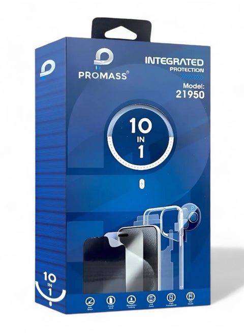 The new integrated protection package for the iPhone 16 Pro. The package has a new look and complete protection for your phone with a case that supports MageSafe wireless charging from Promas (10in1)