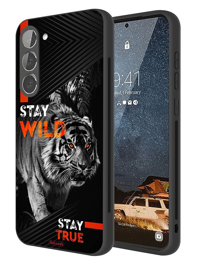 Tolwak Samsung Galaxy S23 Plus 5G Protective Case Cover Stay Wild Stay True - Image 1