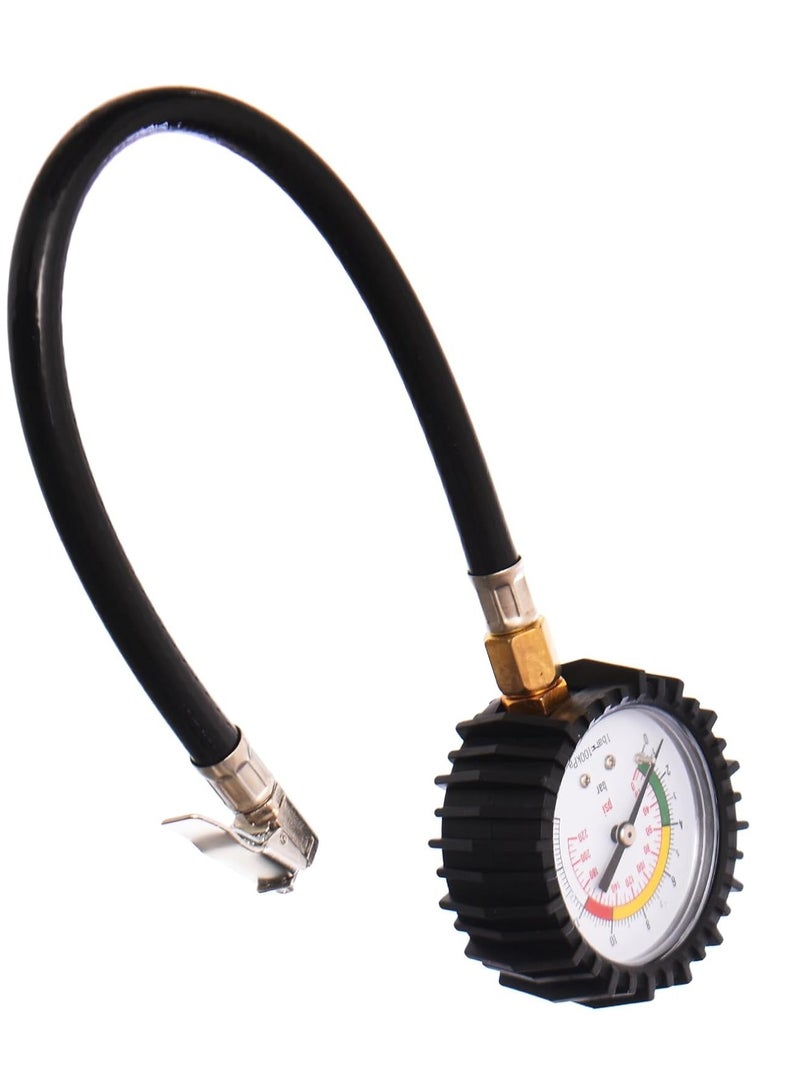 Generic Clamp Tire Air Pressure Gauge for Car, Blue - Image 2