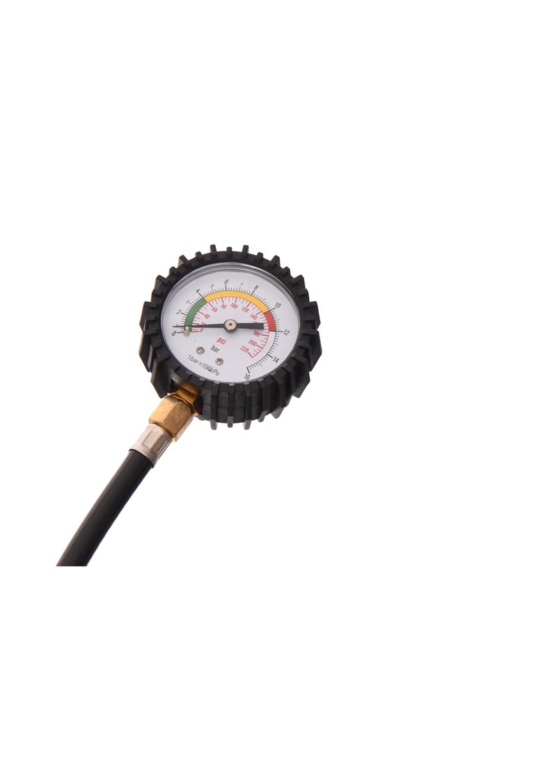 Generic Clamp Tire Air Pressure Gauge for Car, Blue - Image 1