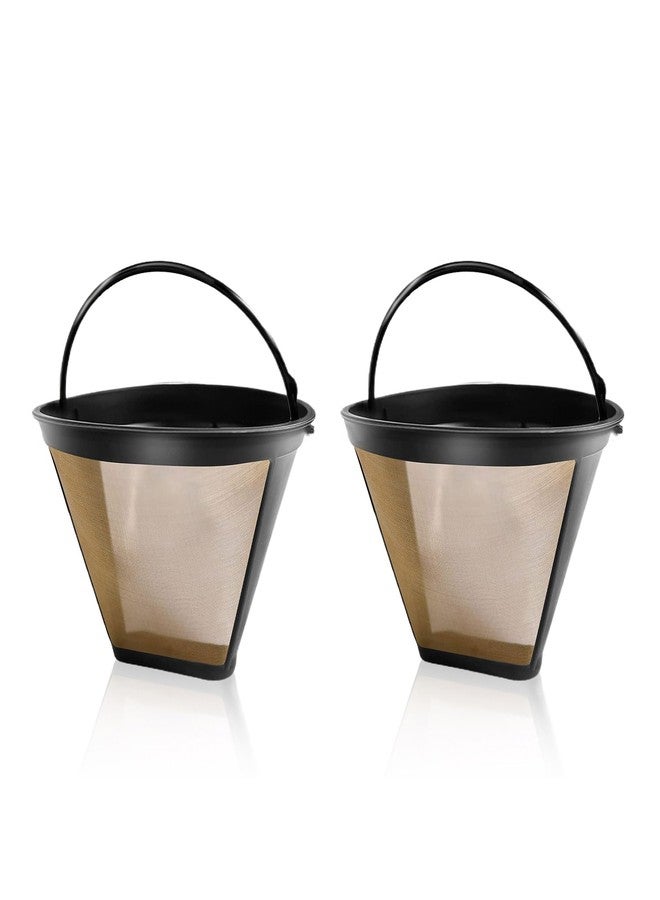 Hession Reusable No.4 Cone Coffee Maker Filters Replacement for Ninja coffee Bar Brewer Basket Filters 2 Pack - Image 1