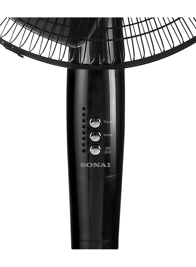 سوناي مروحة عمود سوناي 16 بوصة بالريموت ,60 وات, 3 اوضاع للسرعة - Image 2