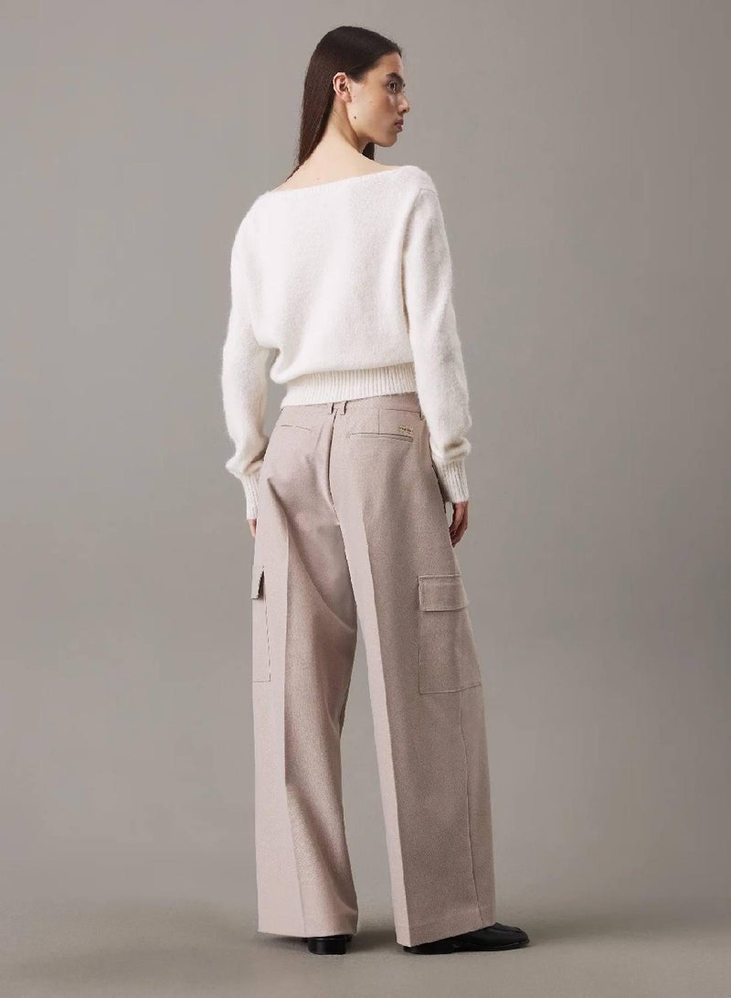 Calvin Klein Jeans Relaxed Tailored Cargo Trousers - Image 2