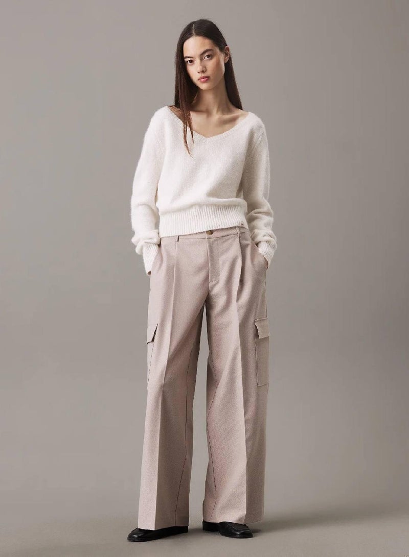 Calvin Klein Jeans Relaxed Tailored Cargo Trousers - Image 4