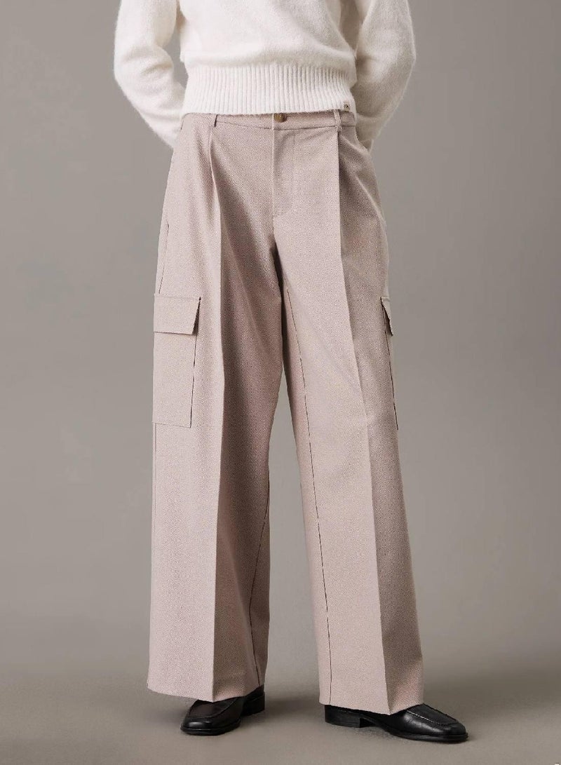 Calvin Klein Jeans Relaxed Tailored Cargo Trousers - Image 1