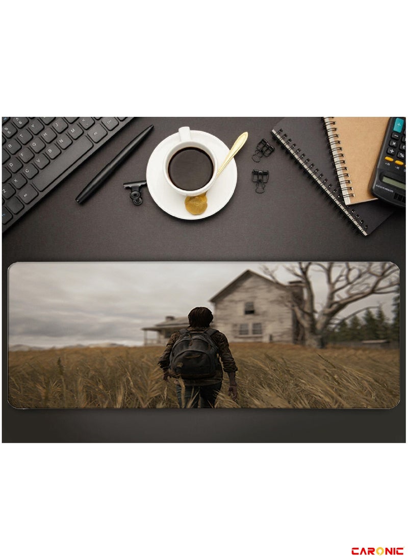 CARONIC - Large Gaming Mouse Pad with Superior Micro Weave Cloth Extended Desk Mousepad with Stitched Edges Non-Slip Base Water Resist Keyboard Pad For Gamer And Office Home TLO 249 - Image 1