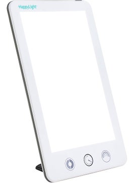 Verilux Verilux HappyLight Touch Plus - Light Therapy Lamp with 10,000 Lux, UV-Free, LED Bright White Light with Adjustable Brightness, Color, Countdown Timer, & Detachable Stand - Boost Mood, Sleep, & Focus 