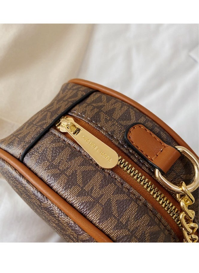 MK Fashionable And Simple Printed Cross-body Shoulder Bag 22*8*15cm  - Image 4