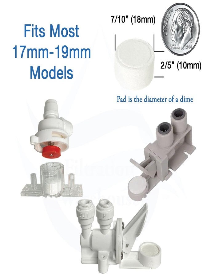 Filtration Warehouse Replacement Pads - TEN PACK - For Mechanical Leak Detectors/Water Stop Valves - For Under Sink Reverse Osmosis and Water Systems 17mm-19mm - Image 3