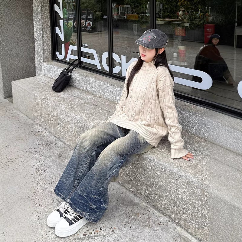 Unisex Casual Daily Denim Jeans - Image 5