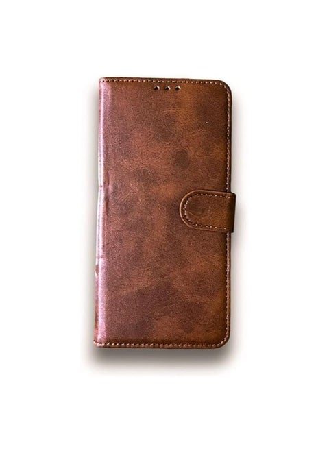 For Huawei Nova 9 SE Flip Full Leather Wallet Card Slot Case wiith Kickstand,with Strap Magnetic Closure,Included Internal Tpu Silicone Case,High Protective Compatible with Huawei Nova 9 SE (6.78'') (Brown)