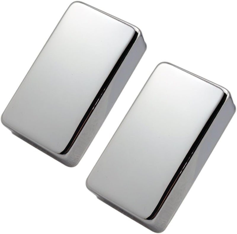 klarako 2 Pcs Double Coil Sealed Brass Humbucker Pickup Cover For Electric Guitars  Silver, as described - Image 1