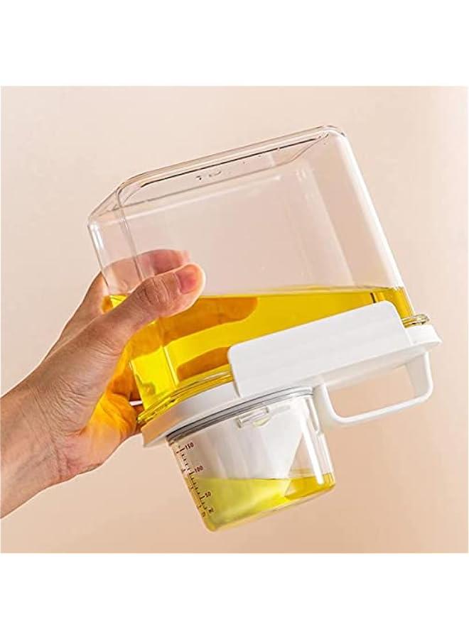 BWSJ Small Rice Storage Container [Large, Medium and Small 3-piece Set],Food Container with Measuring Cup,Airtight Dry Food Container Bin for Cereal - Image 5