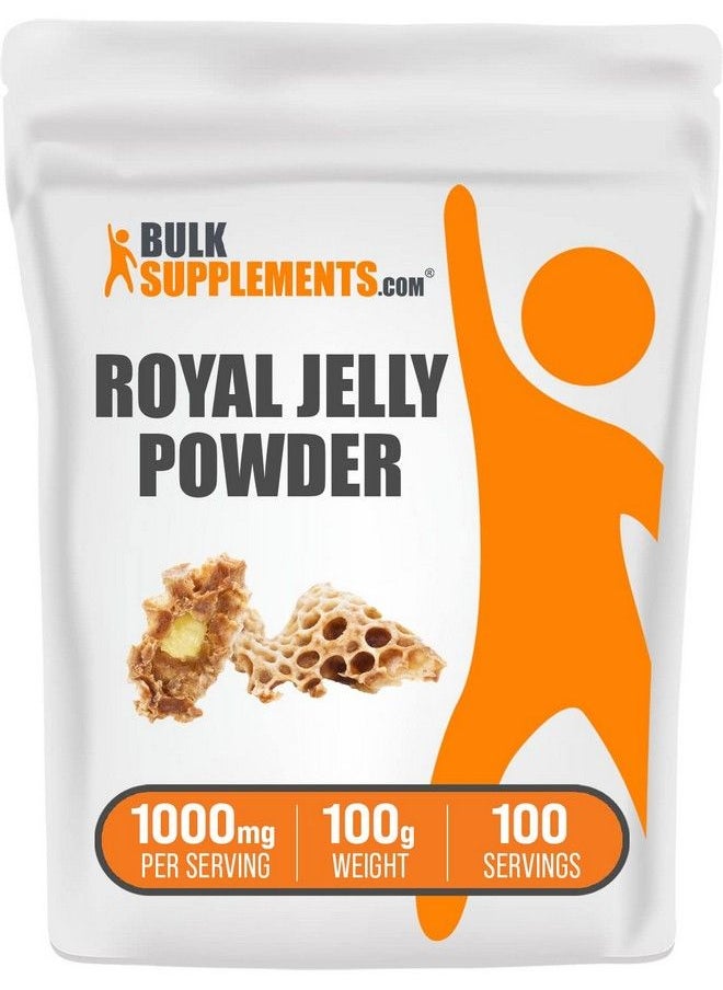 BulkSupplements - Com Royal Jelly Powder Royal Jelly 1000Mg Royal Jelly Nutritional Supplements Royal Jelly Supplement For Immune Support 1000Mg Per Serving 100 Grams 35 Oz - Image 1