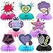 JU XIN 8Pcs Purple Demon Birthday Party Supplies Hunters Honeycomb CenterpiecesSinger Movie Theme 3D Table Decorations - Image 2