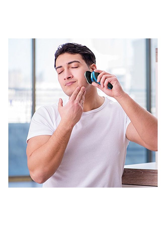 NIBEMINENT Rotary Replaceable Heads For Electric Shaver Silver/Black - Image 4