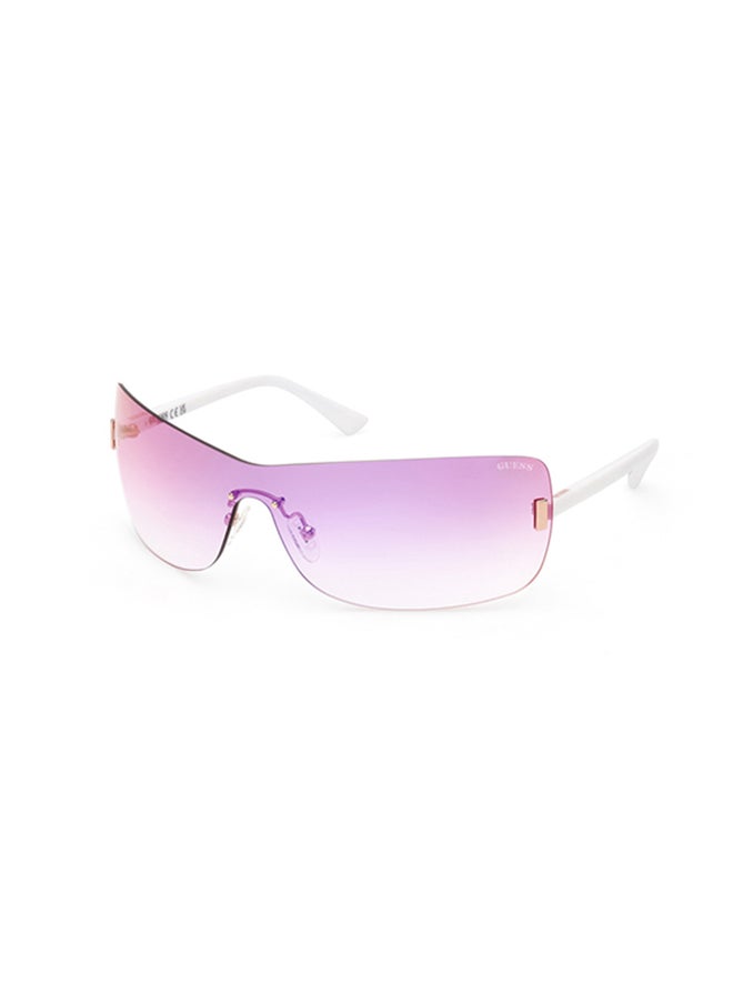 GUESS Shield Sunglasses For Men - White  - Image 1