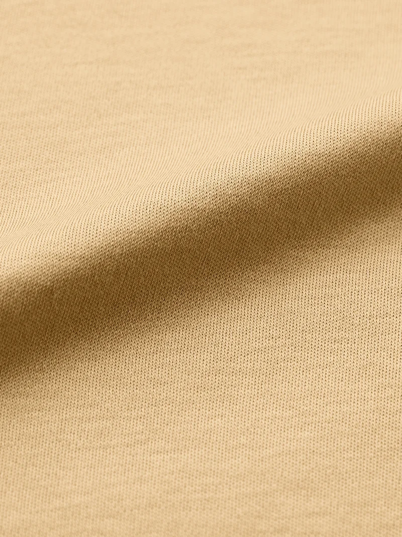 The Souled Store  The Souled Store Supima: Oat Milk Men and Boys Short Sleeves Round Neck Solid Cotton Regular Fit Breathable Lightweight Everyday Comfortable All-Season T-Shirt  | Best Price UAE