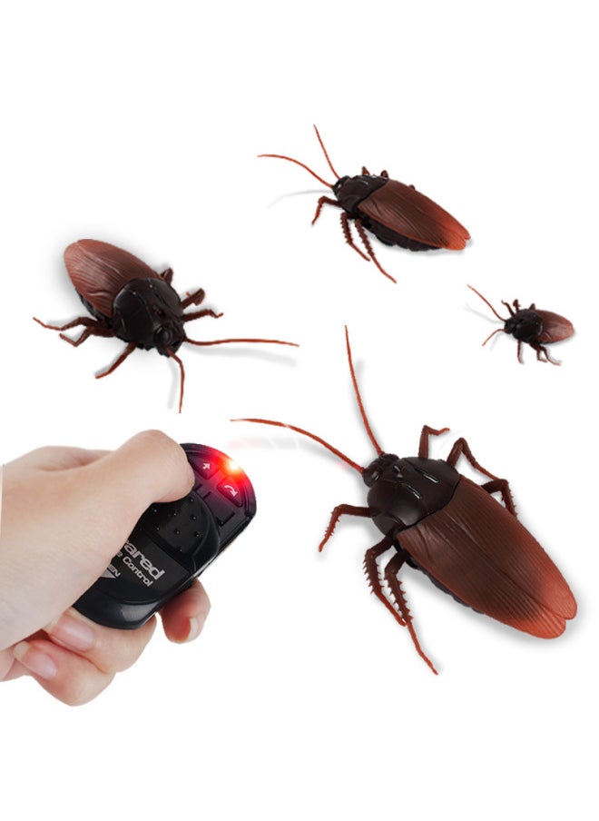 Electric Insect Infrared Frequency Remote Control Cockroach Simulation Whole Person Scary Induction Xiaoqiang Toy-Color:9916 Cockroach 170g