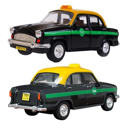 Magicwand® Die-Cast 1:36 Scale【Ambassador Taxi】 Classic with Openable Doors & Pull Back Action【Pack of 1】 - Image 4