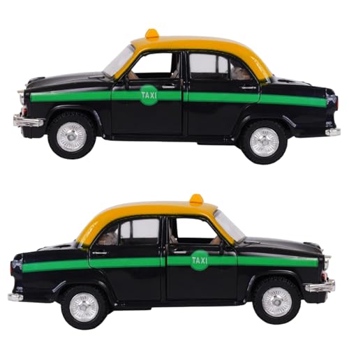 Magicwand® Die-Cast 1:36 Scale【Ambassador Taxi】 Classic with Openable Doors & Pull Back Action【Pack of 1】 - Image 5