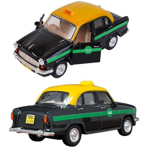 Magicwand® Die-Cast 1:36 Scale【Ambassador Taxi】 Classic with Openable Doors & Pull Back Action【Pack of 1】 - Image 1