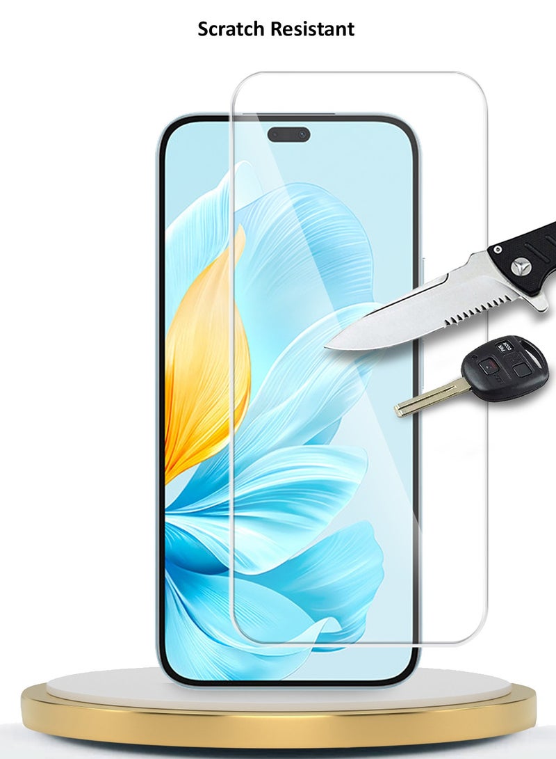 دبليو تيك واقي شاشة زجاجي مقوى من هونر 200 لايت 5 جي 2024 بريميوم من السلسلة 9H 2.5D (MSG9CN) - شفاف - Image 5