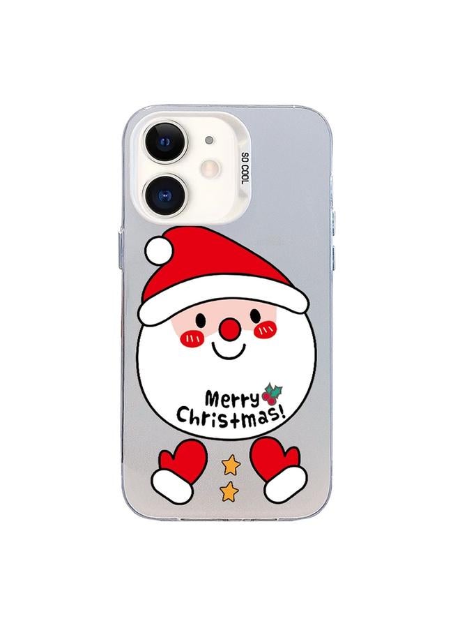 Zaboon Case For iPhone 12 Christmas Series PC Full Coverage Pattern Phone Case - Image 1
