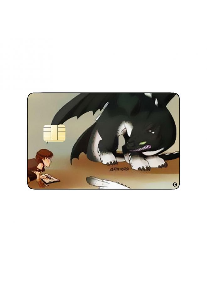 RKN PRINTED BANK CARD STICKER Animation How To Train Your Dragon By Dreamworks - Image 2