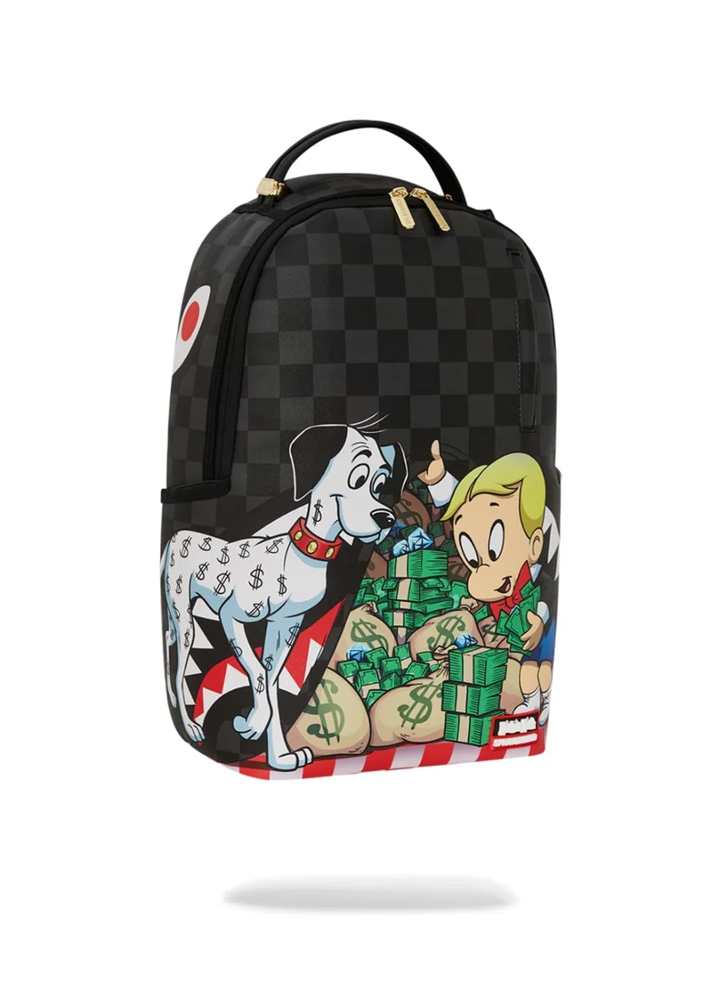 SPRAYGROUND RICHIE RICH AND DOG MONEY REVEAL DLXSV BACKPACK