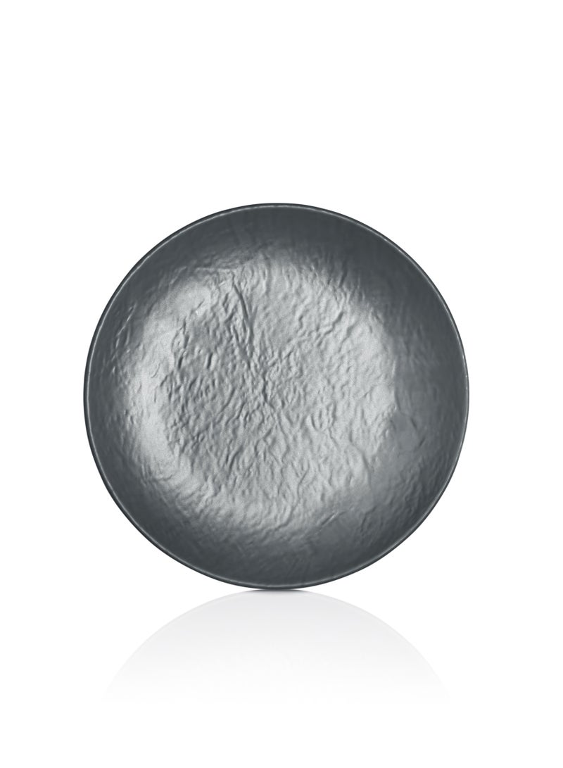 KULSAN Melamine Dinner Plate Set 26 Cm 4 Pieces Gray Color - Image 2