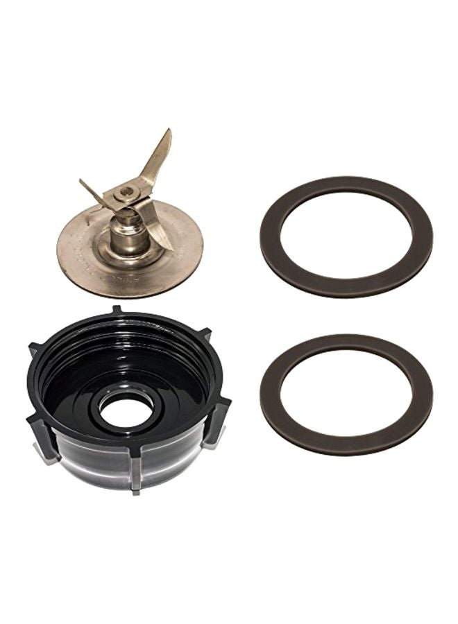 Blendin Ice Crushing Blade with 2 Gaskets and Jar Base Cap Replacement Part, Compatible with Oster and Osterizer Blenders, Blender Replacement Part & Accessories. - Image 1
