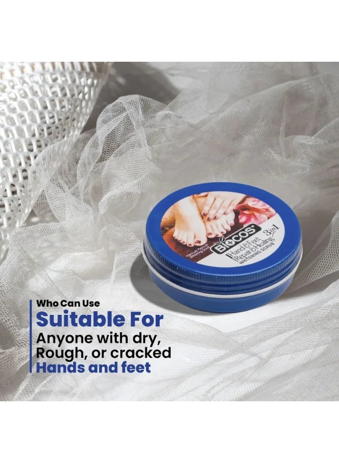BIOCOS Hand & Feet Scrub – Deeply Hydrates, Removes Dry Skin, Treats Cracked – Pack of 1 - Image 5