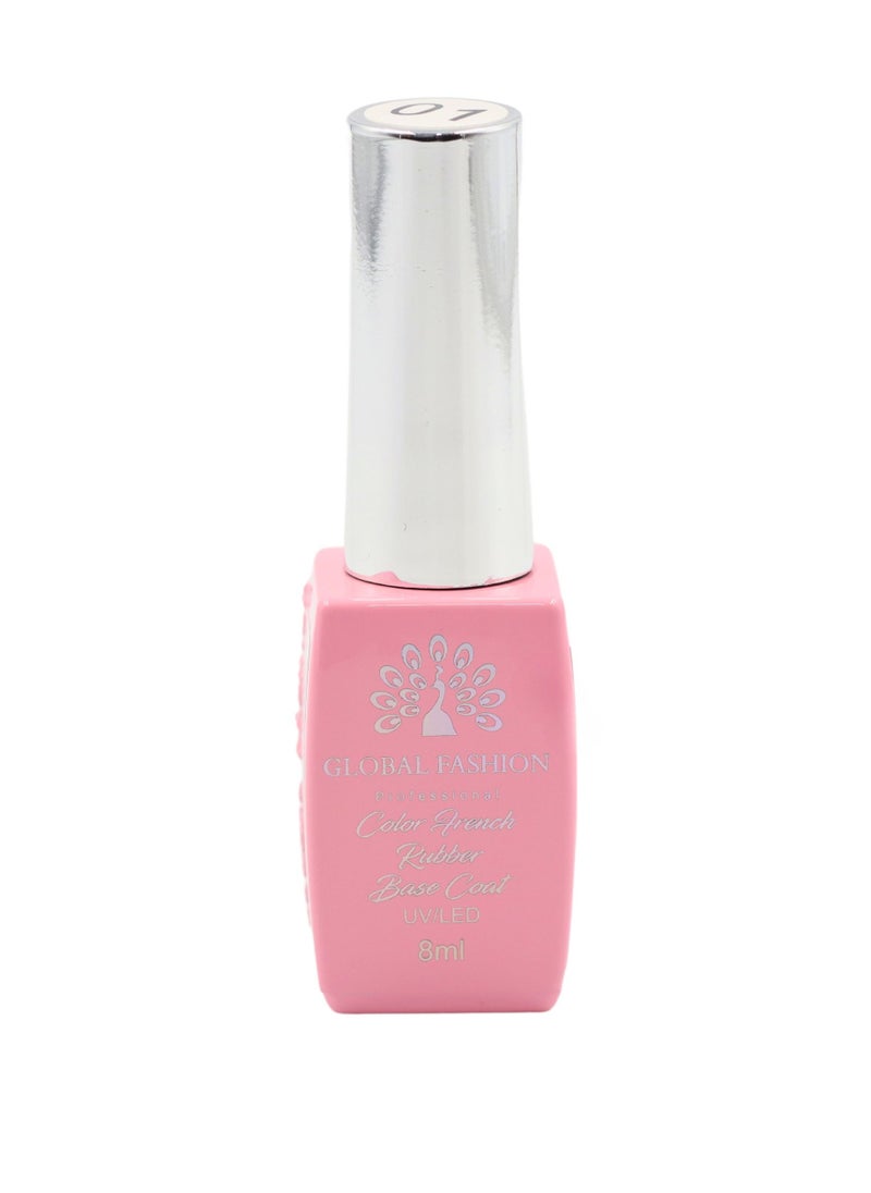 GLOBAL FASHION GLOBAL FASHION-NEON RUBBER BASE, 8 ML, 05  - Image 2