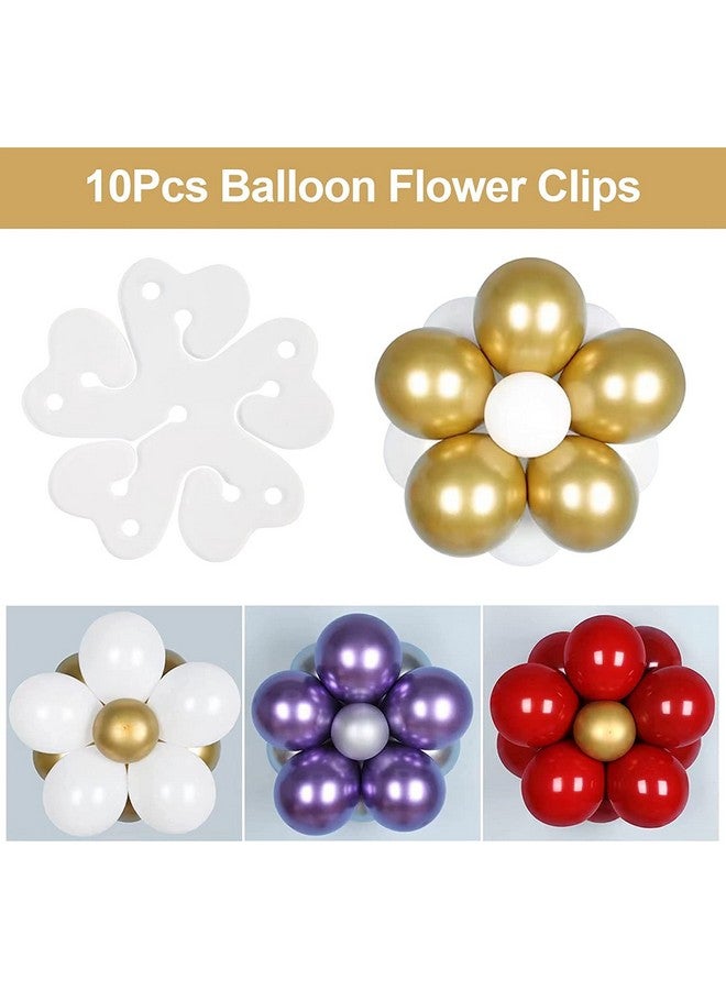 TOYXE Nylon Reusable Balloon Decoration Accessories Combo Of Flower Clips Glue Dot Tape And Arch Making Strip Set Of 14 Pcs, Multicolour - Image 3