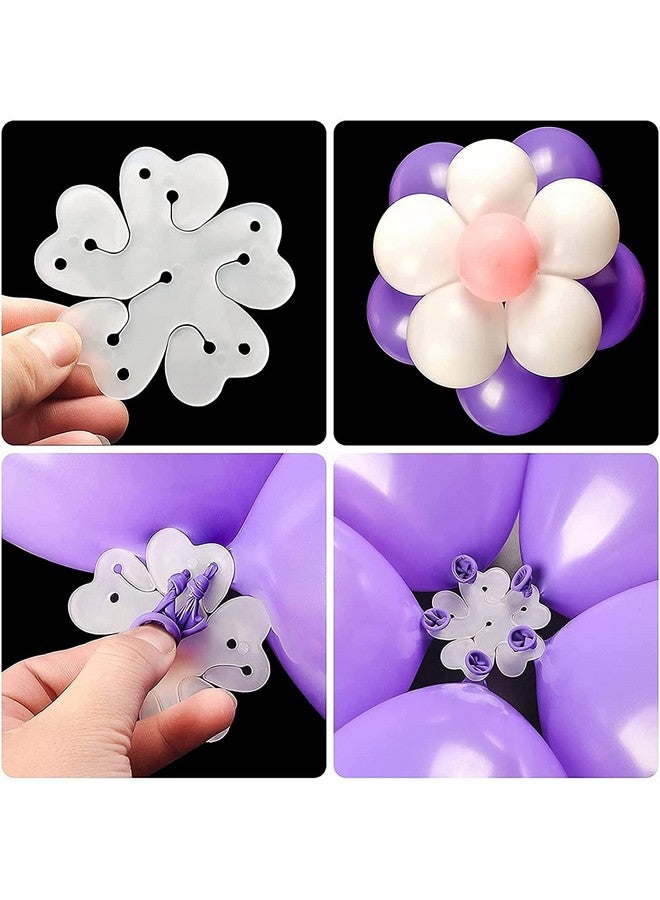 TOYXE Nylon Reusable Balloon Decoration Accessories Combo Of Flower Clips Glue Dot Tape And Arch Making Strip Set Of 14 Pcs, Multicolour - Image 4